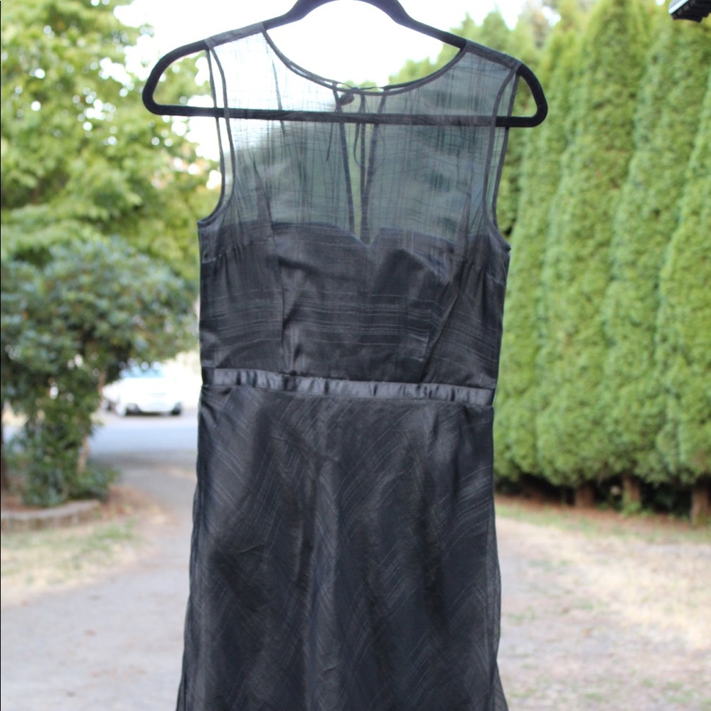 Express Silk Black Dress